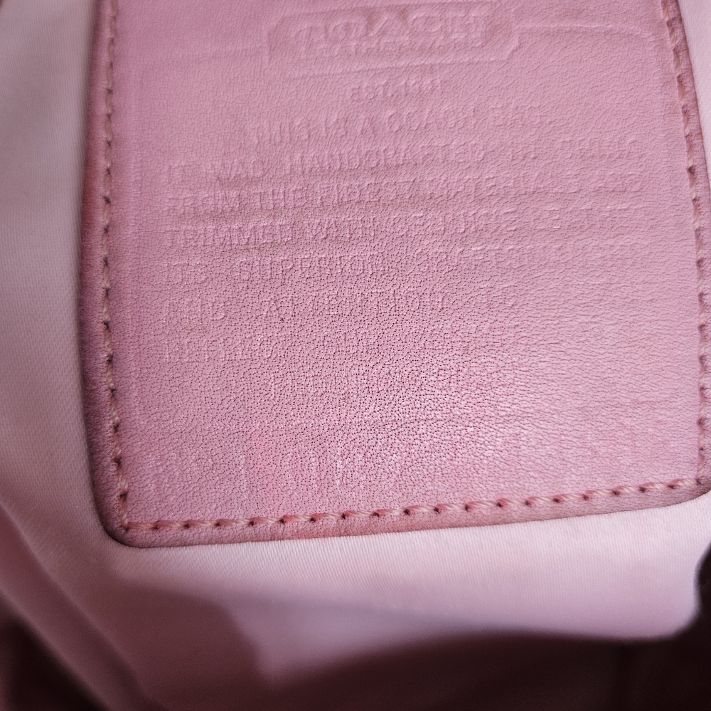 Pre-loved Vintage COACH CHELSEA HERITAGE  Leather Signature Tote - Picture 13 of 16